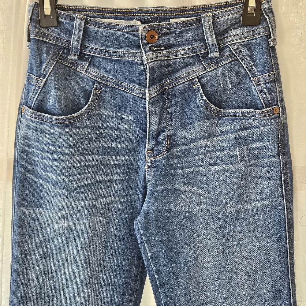 PILCRO AND THE LETTERPRESS BY ANTHROPOLOGIE JEANS WOMEN'S SIZE 25 - Picture 4 of 9